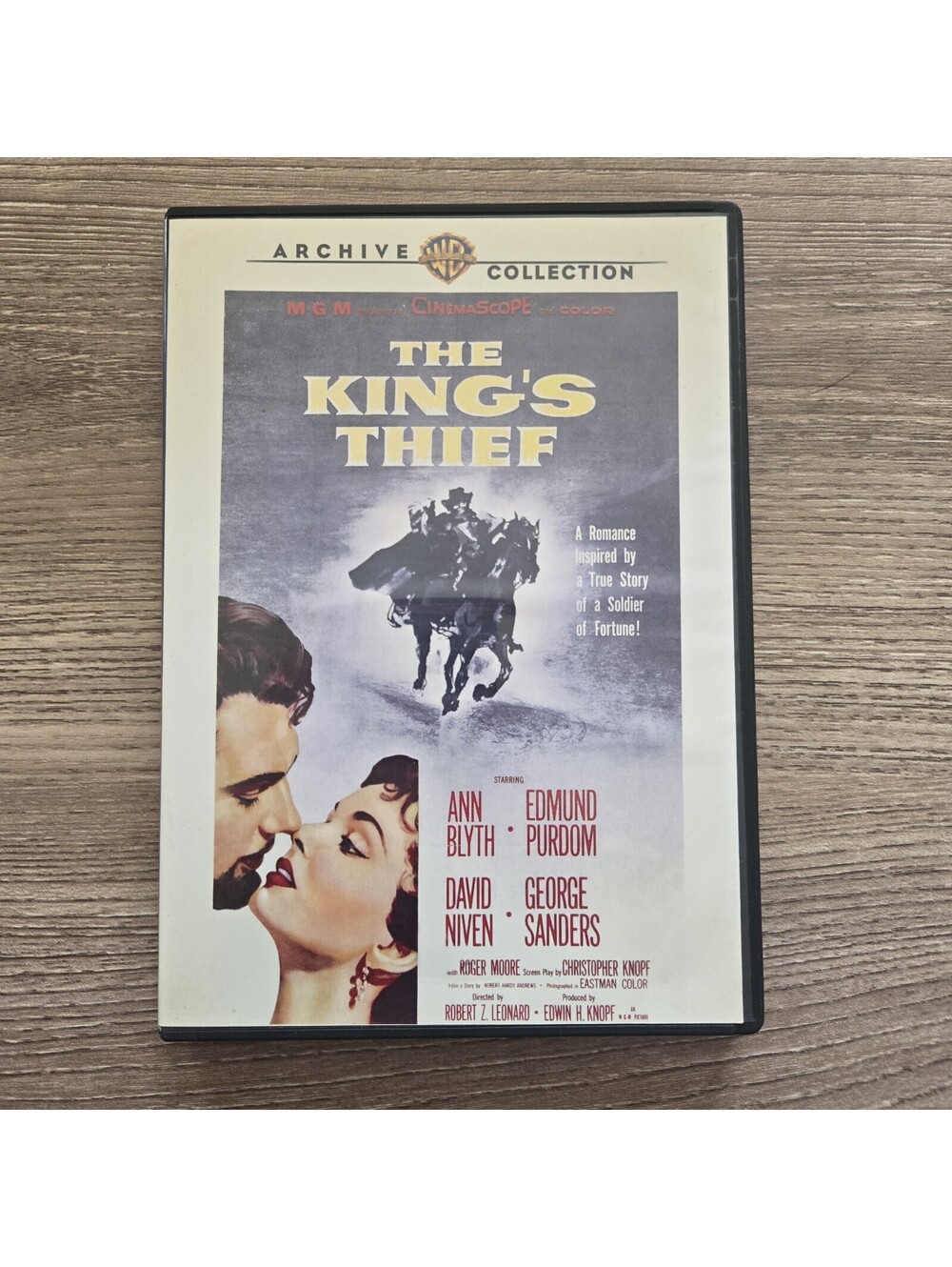 The King's Thief DVD Warner Archive Ann Blyth David Niven 1955 Adventure Romance